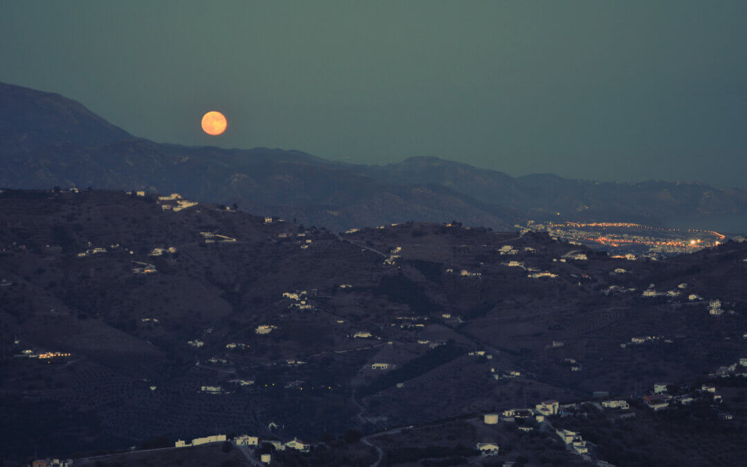 Verpasst du den Mond und Gott?